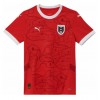 Damen Fußballbekleidung Österreich Heimtrikot EM 2024 Kurzarm